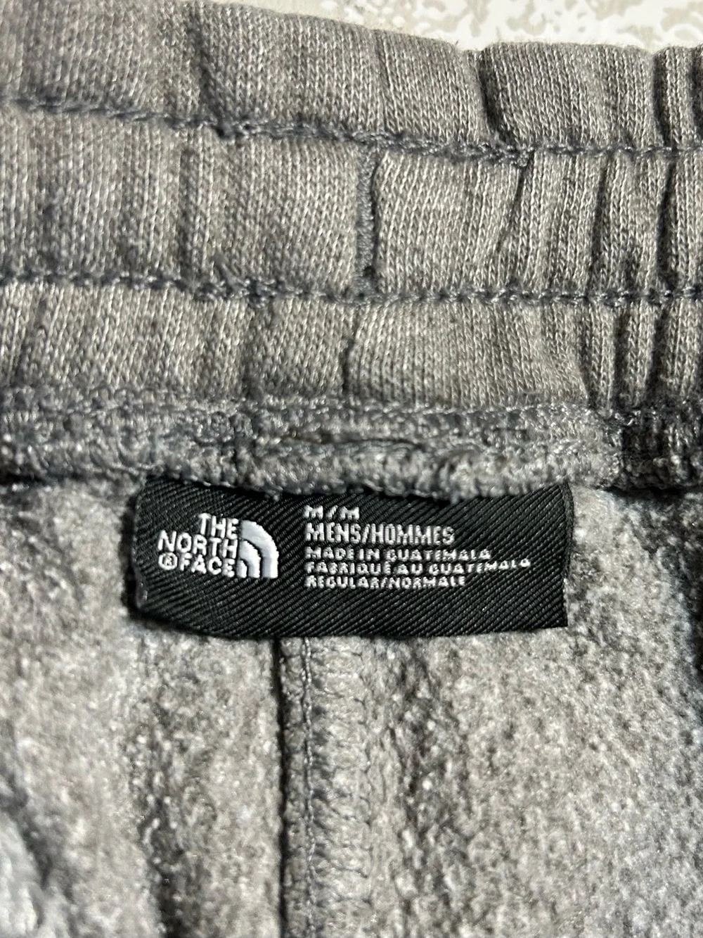 The North Face Grey Elastic Waist Fleece Sweatpants